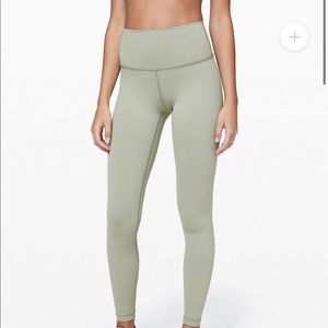Sea Moss lululemon wunder under 25 inch